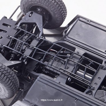 HUMMER H1 ALPHA RS Scaler 1/12 Jaune RTR FMS