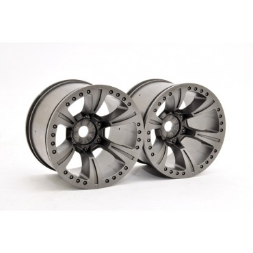 HOBAO 94074 Wheel Grey x2 - Hyper MT