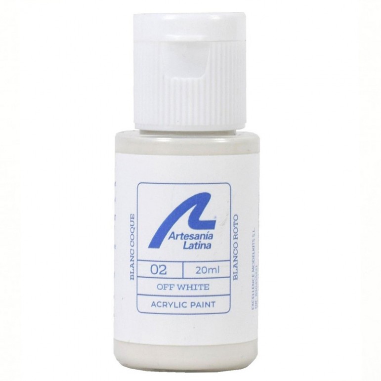 Peinture ton BLANC 20ml Artesania Latina 27702