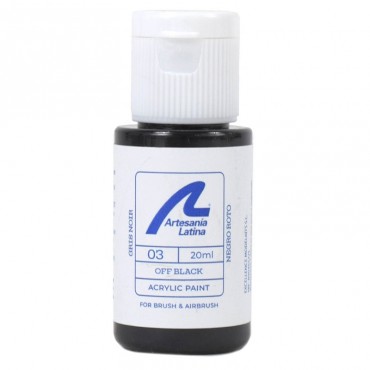 Peinture ton NOIR CASSE 20ml Artesania Latina 27703