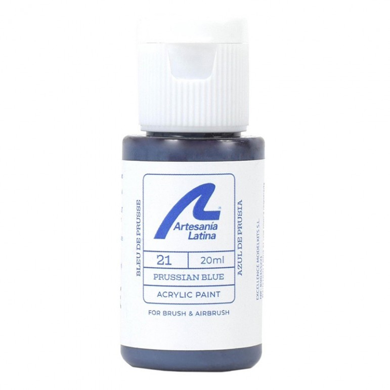 Peinture ton BLEU DE PRUSSE 20ml Artesania Latina 27721