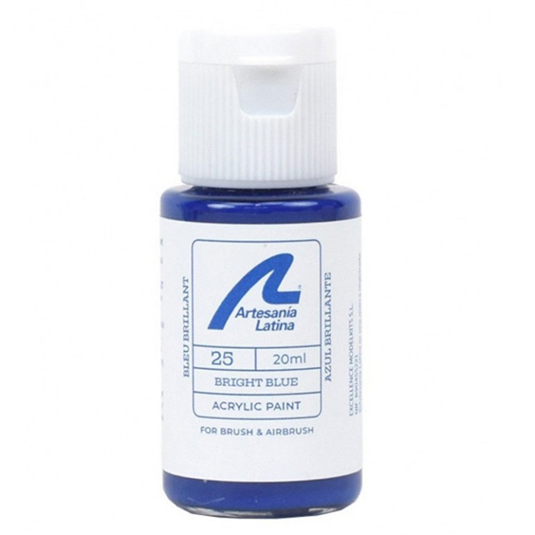 Peinture ton BLEU VIF 20ml Artesania Latina 27725