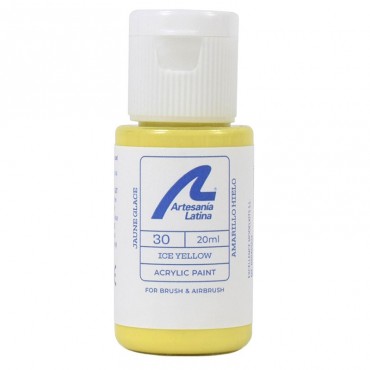 Peinture ton JAUNE GLACIER 20ml Artesania Latina 27730