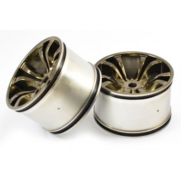 HOBAO OP-0087 Chrome Bronze Wheel x2 - Hyper MT