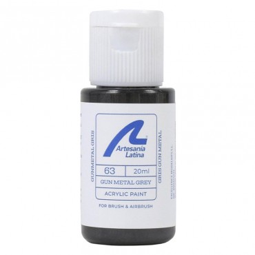 Peinture ton GRIS METALLISE 20ml Artesania Latina 27763