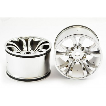 HOBAO OP-0089 Chrome Silver Wheel x2 - Hyper MT