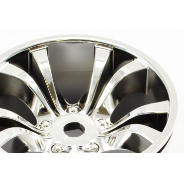 HOBAO OP-0089 Chrome Silver Wheel x2 - Hyper MT