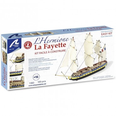 HERMIONE LA FAYETTE 1/160 Maquette Easy Kit Artesania Latina