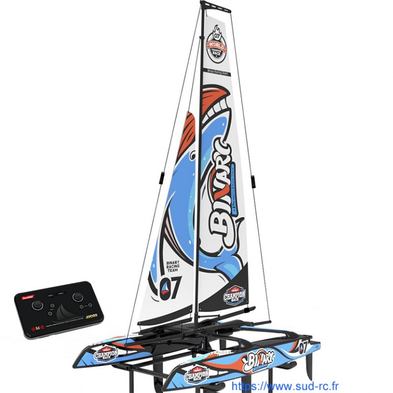 BINARY V3 Catamaran Sailboat 400mm RTS Joysway 8807V3