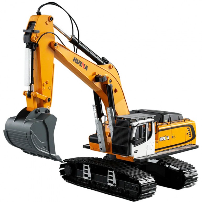 Pelleteuse RC Full Metal 23CH 2.4GHz LIEBHERR 970 Huina 1599