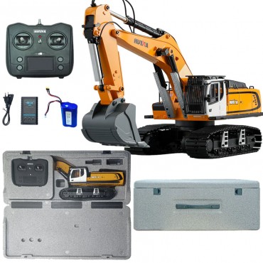 Pelleteuse RC Full Metal 23CH 2.4GHz LIEBHERR 970 Huina 1599