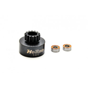 HOBAO 84055 Pirate 14T Clutch Bell & Bearings - Hyper MT Nitro