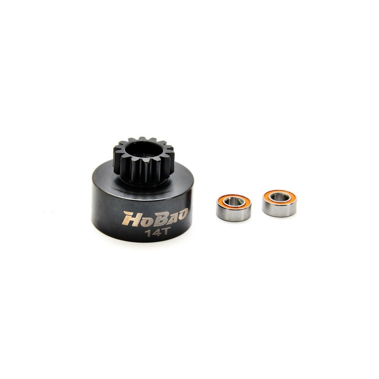 HOBAO 84055 Pirate 14T Clutch Bell & Bearings - Hyper MT Nitro