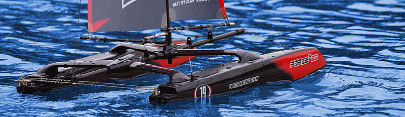 force 2 60 rc catamaran